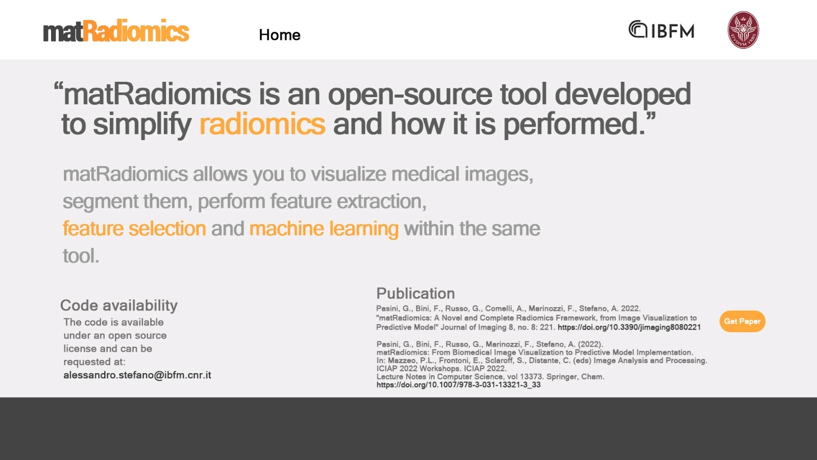 matRadiomics